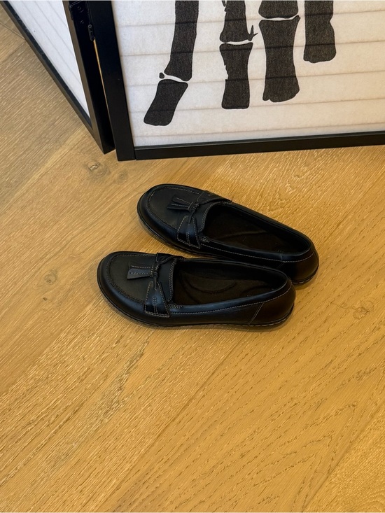 Clarks Shoes - Clark’s Smart Black Loafers with Tassel